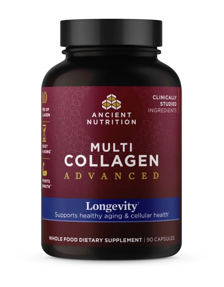 Ancient Nutrition Multi Collagen Advanced Longevity 90 Caps Exp 8/25/2027 SEALED
