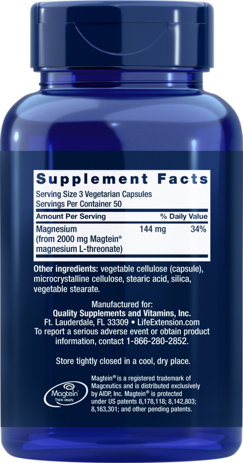 Neuro-Mag Magnesium L-Threonate 2000 mg Magtein enhance memory 90caps hot sale