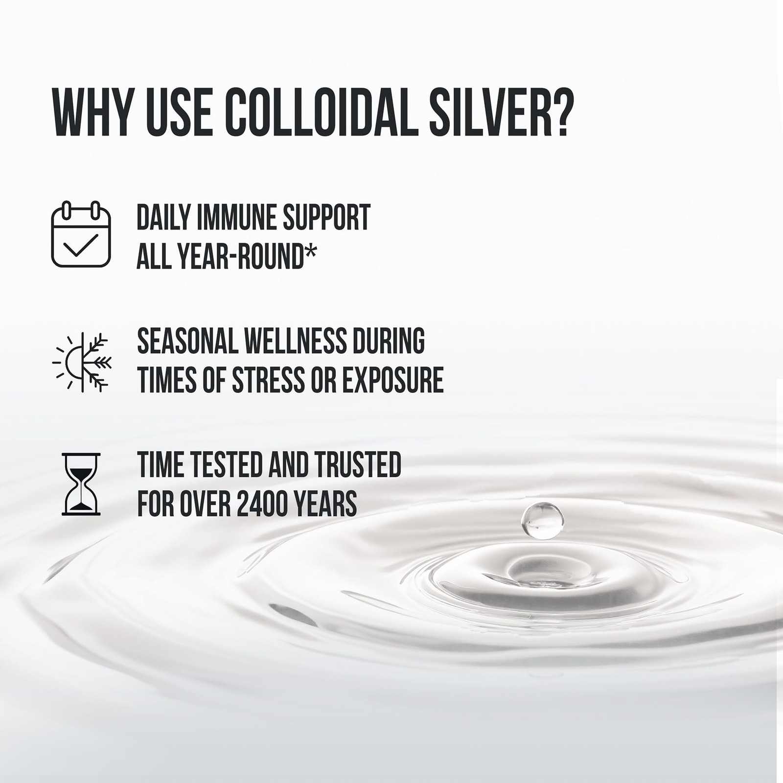 Immune Support – Colloidal Silver, Bio-Active Silver Hydrosol, 10 ppm, Liquid…