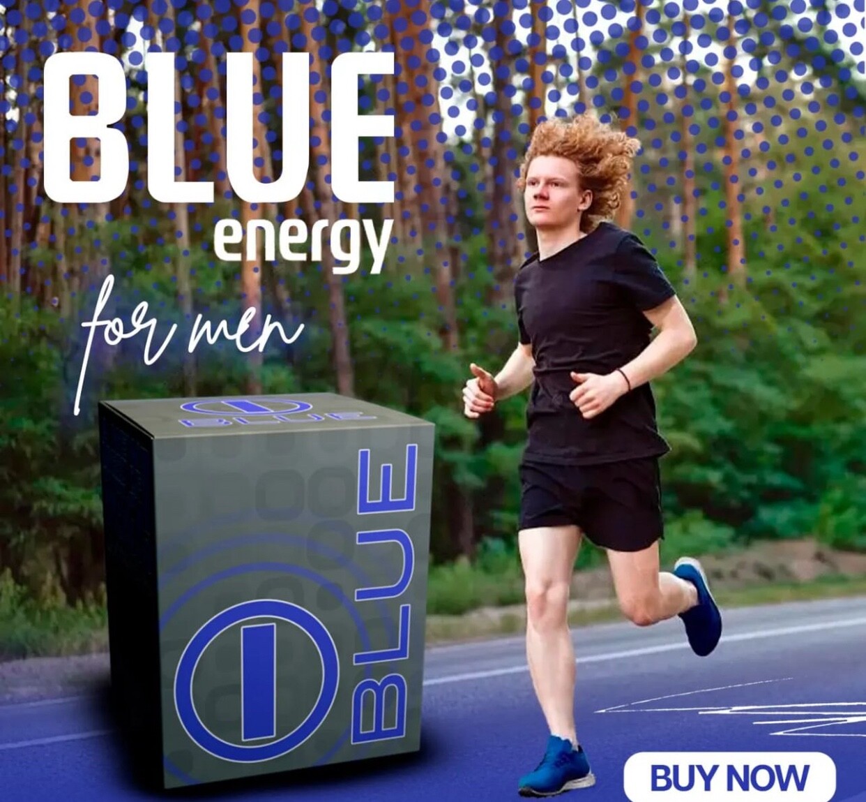 Blue Energy Blend by BHIP Global Amino Acid Natural Drink Fitness Weight Loss