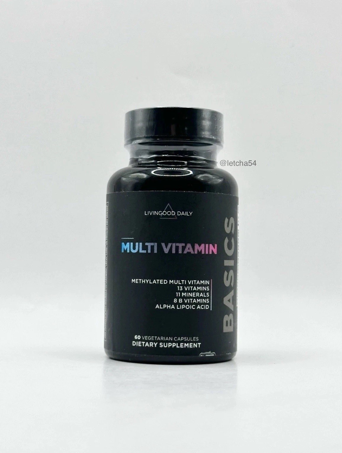 Livingood Daily Methylated Multivitamin for Women & Men (60 Veg Capsules) New