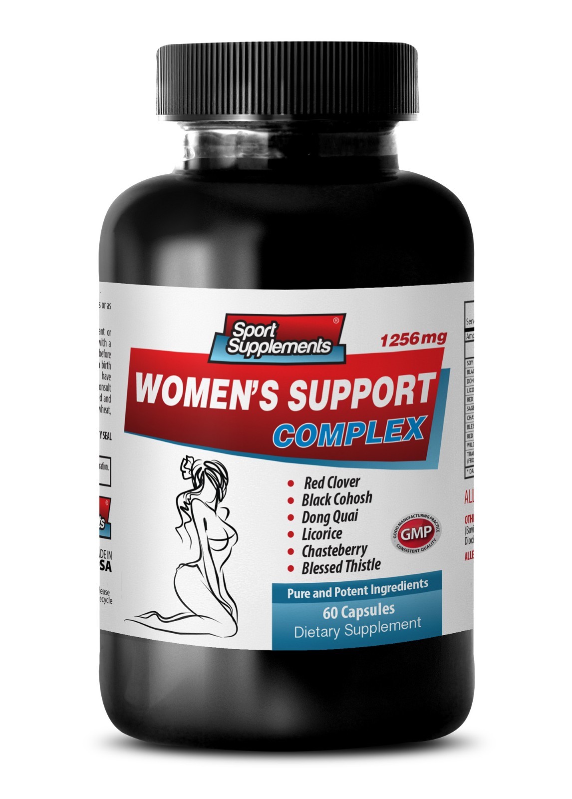 red clover herb – Women’s Support Complex 1256mg 1B – boost sexual desire