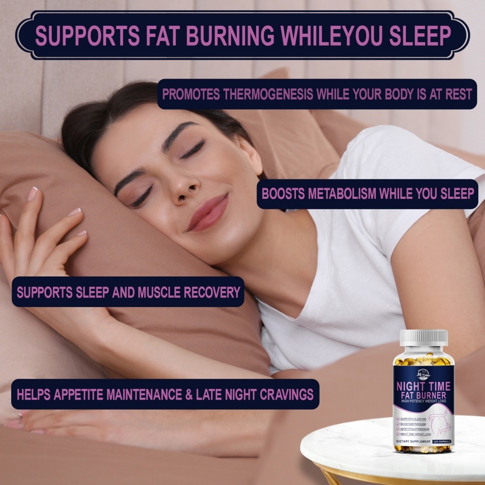 Strong Night Time Weight Loss Fat Burner Diet Supplement Slimming 360 Capsules