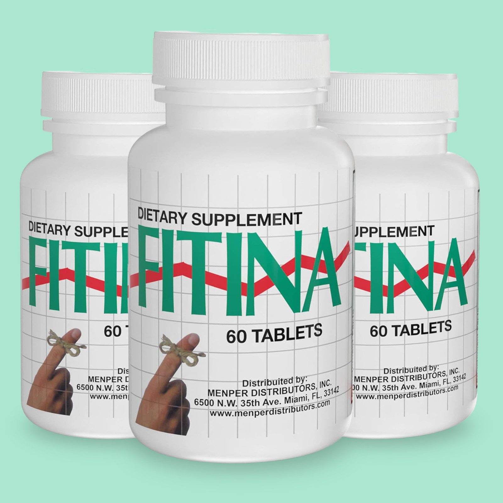 Menper Fitina Original – Daily Dietary Supplement 60 Tablets (3-Pack)