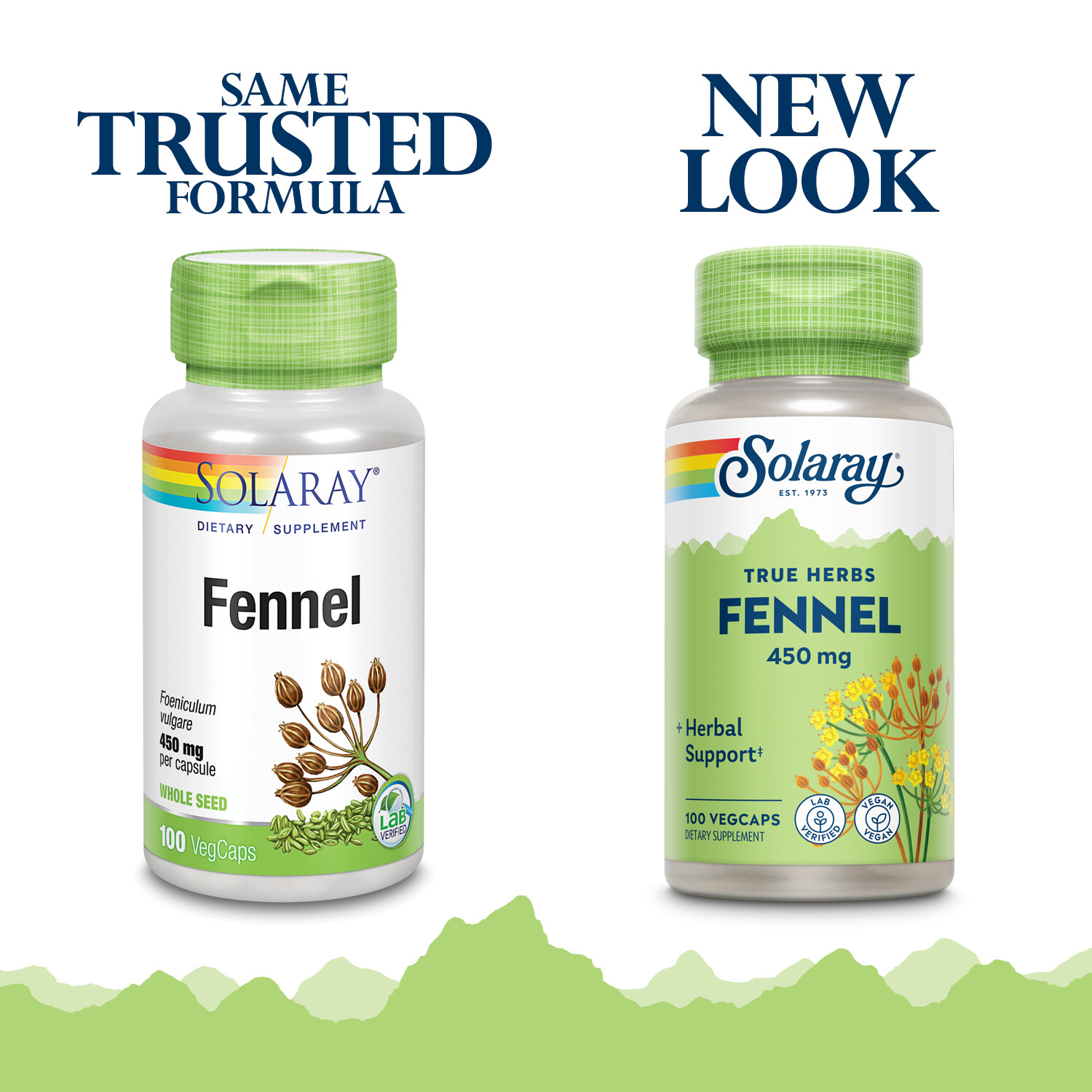 Solaray Fennel Seed 450mg | 100 VegCaps