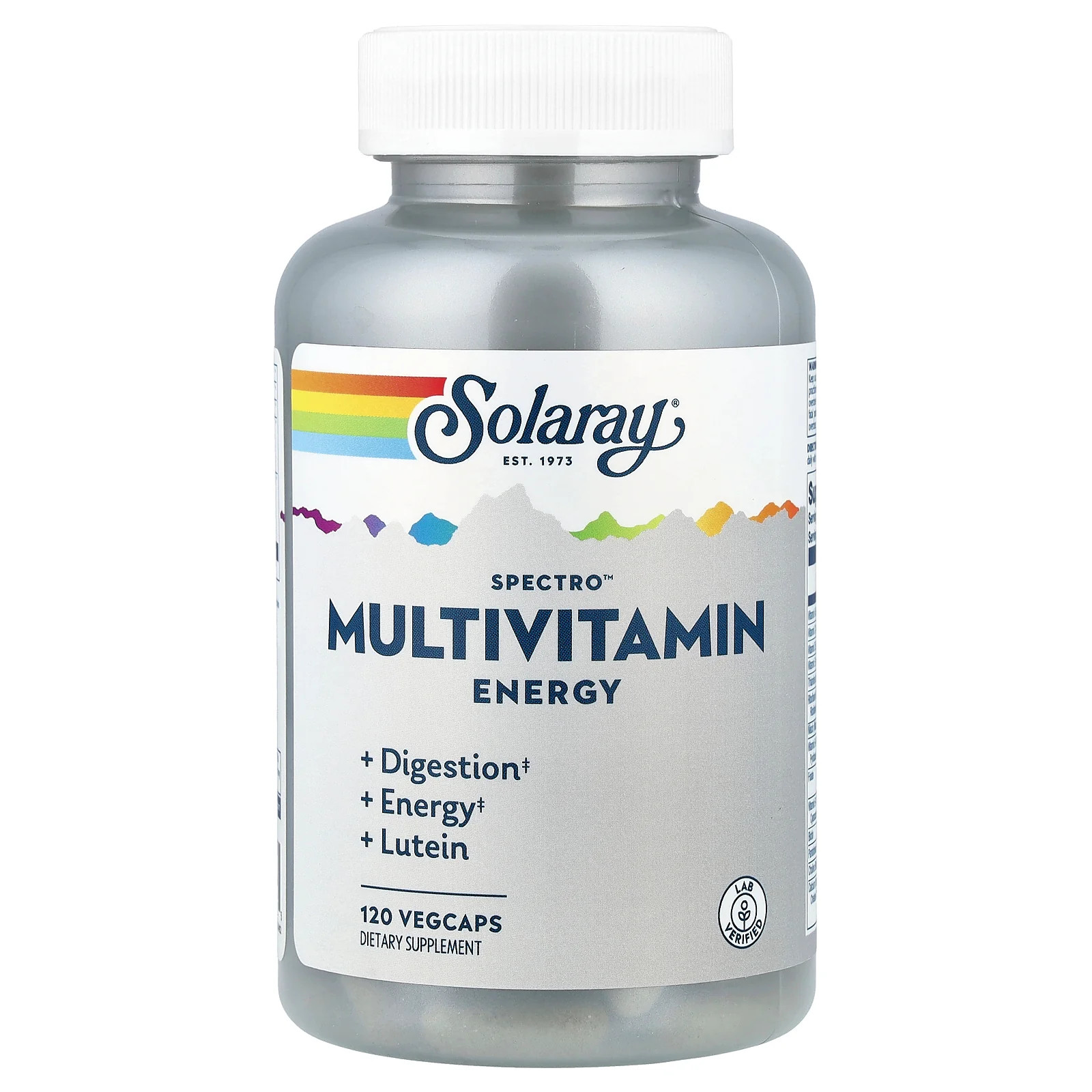 2 X Solaray, Spectro� Multivitamin, Energy, 120 VegCaps