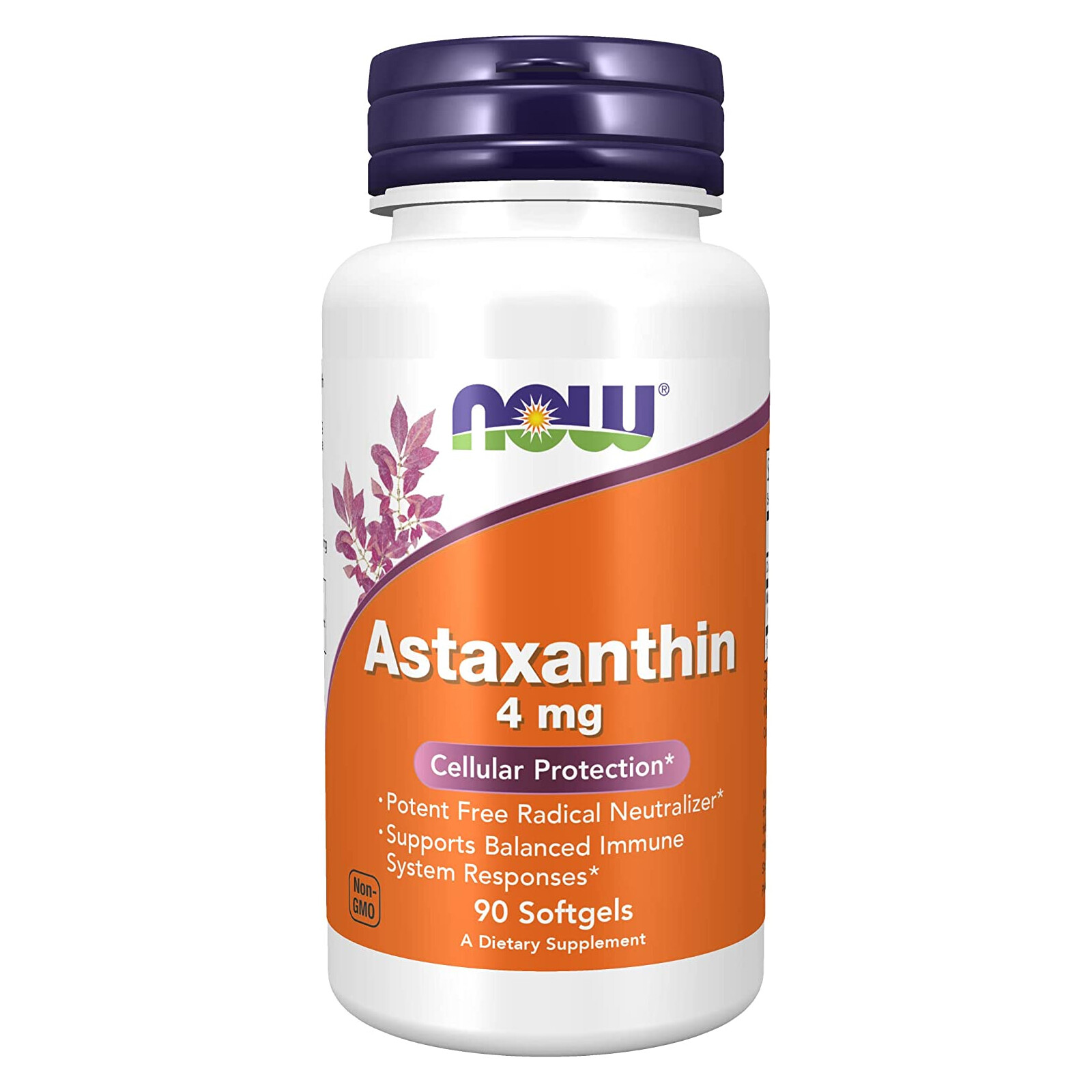 NOW FOODS Astaxanthin 4 mg 90 Softgels