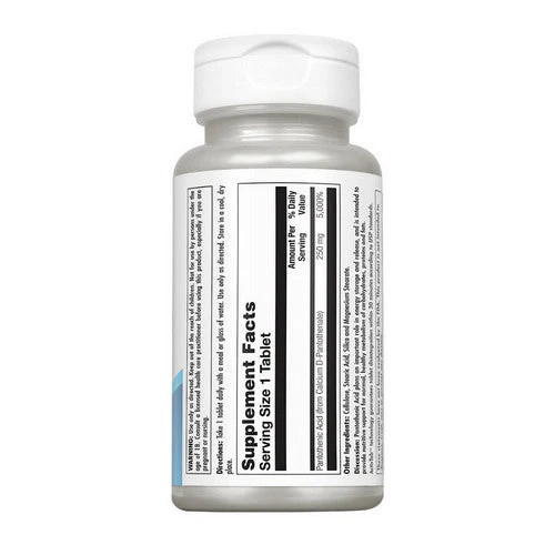 Pantothenic Acid 250 mg 100 Tabs By Kal
