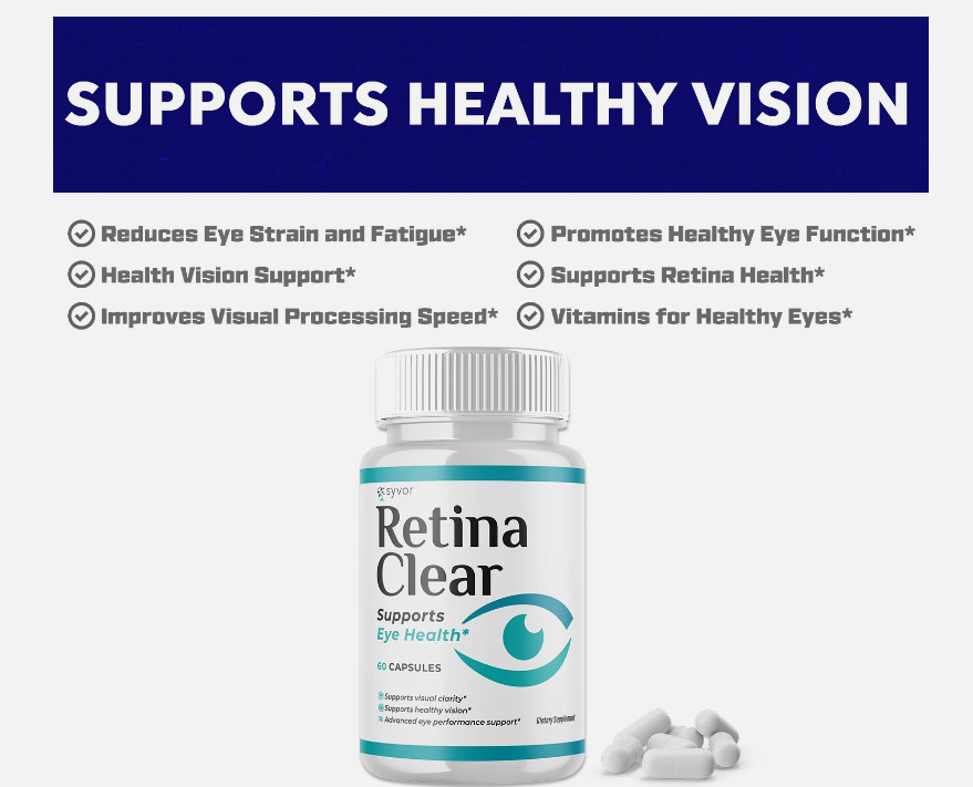 (5 Pack) Retina Clear Capsules, RetinaClear Eye Health Support (300 Capsules)