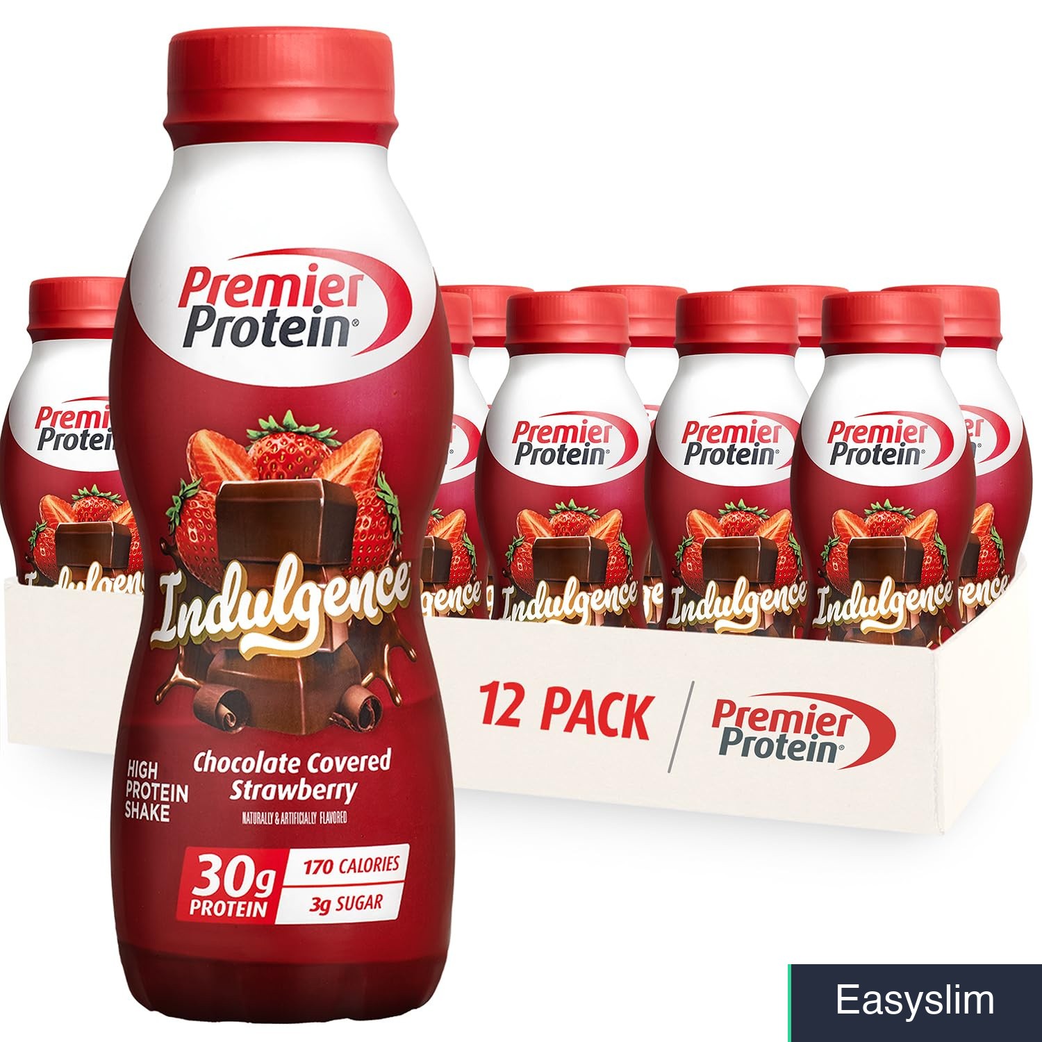 Protein Shakes, 12 Pack, 30g Protein, Chocolate Covered Strawberry, 11.5 oz
