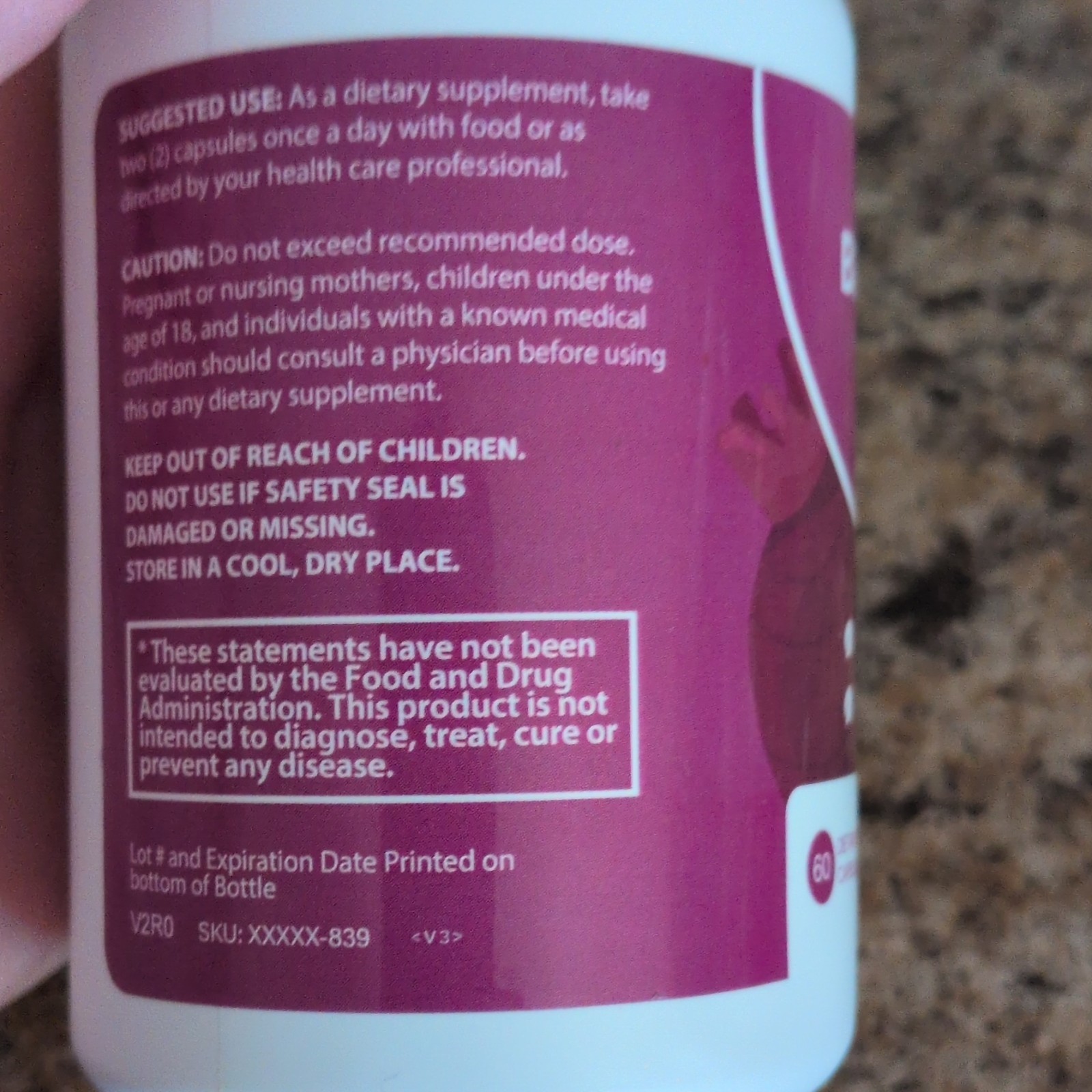 Rosabella Organic Beetroot 1300mg Capsules 60 Ct Athletic Performance Support