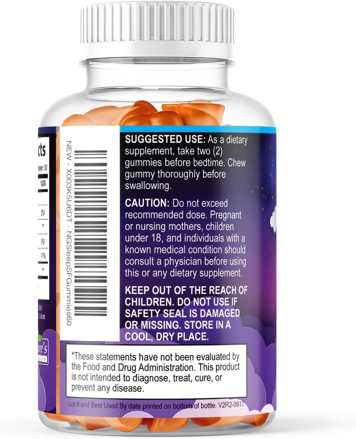Vitamatic Sugar Free Melatonin 30mg per Gummy – 60 60 Count (Pack of 1)