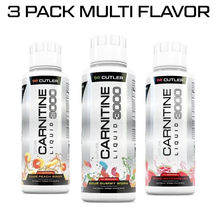 Cutler Nutrition Liquid Carnitine 3000 for Energy and Recovery Support Dietary A