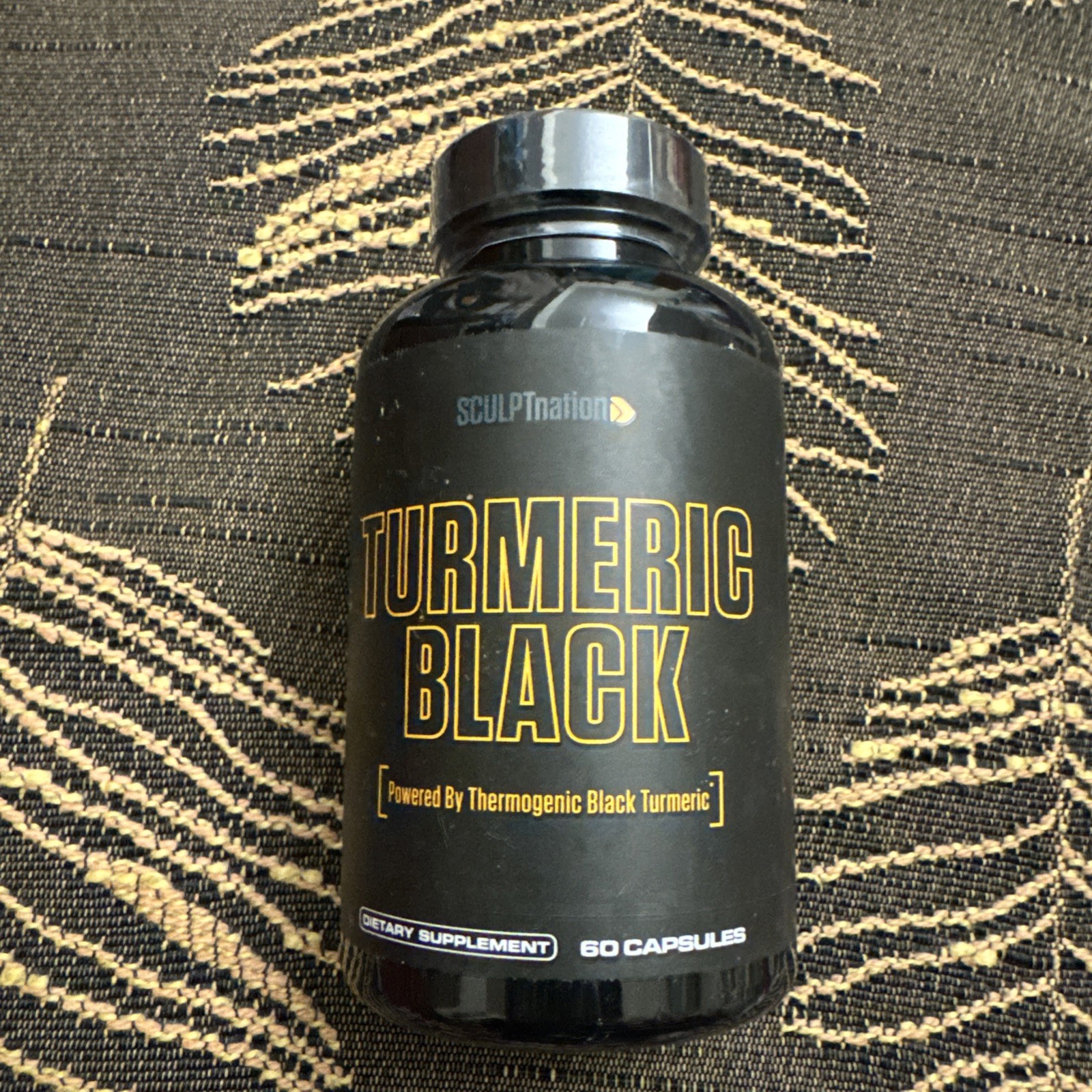 SculptNation Turmeric Black Fatigue Fat Burn Muscle Build Weight Loss New