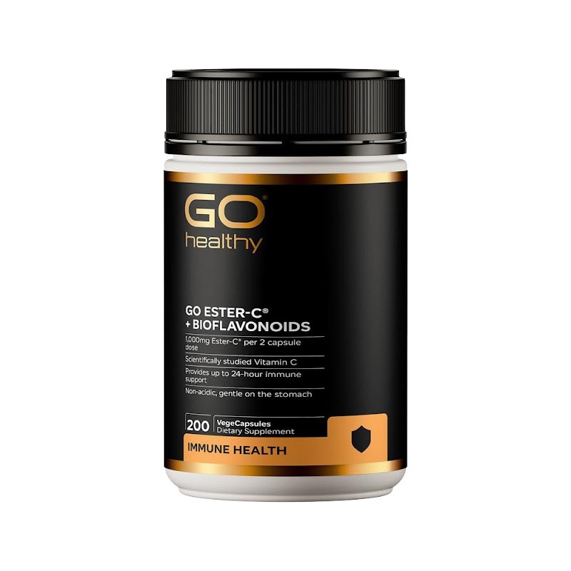 High Strength Ester-C + Bioflavonoids (200 VegeCapsules)