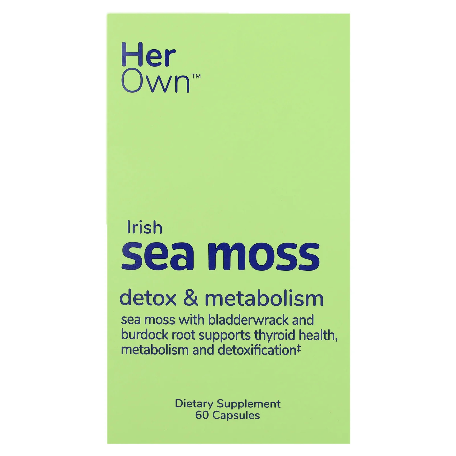 2 X Her Own, Irish Sea Moss, 60 Capsules