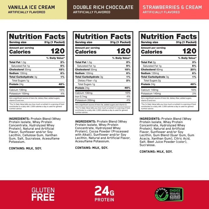 Optimum Nutrition Fitness Starter Kit – 9 Packets (pack of 3)Total 27 exp 4/27