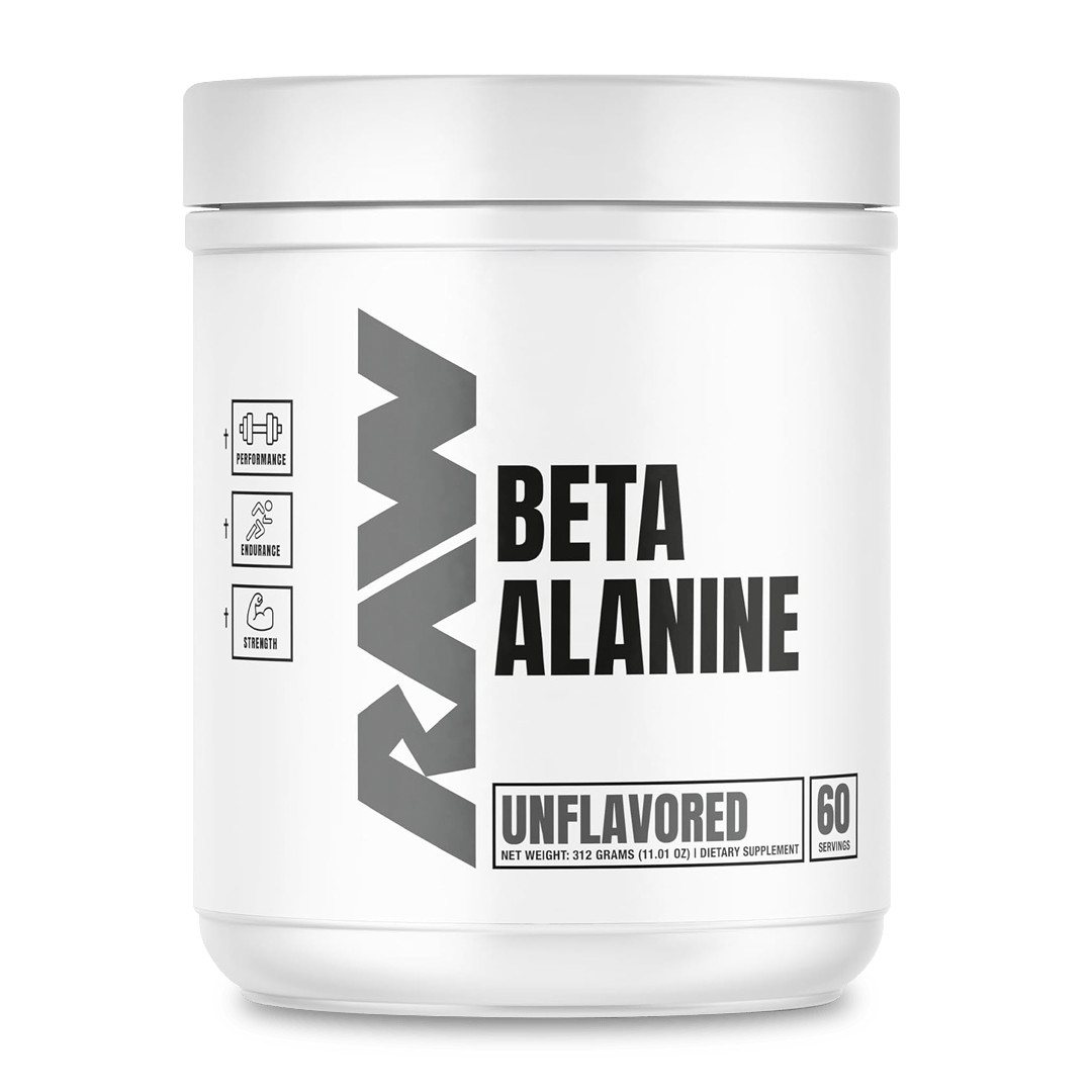 Raw Nutrition – BETA-ALANINE Powder – 60 Servings – Unflavored
