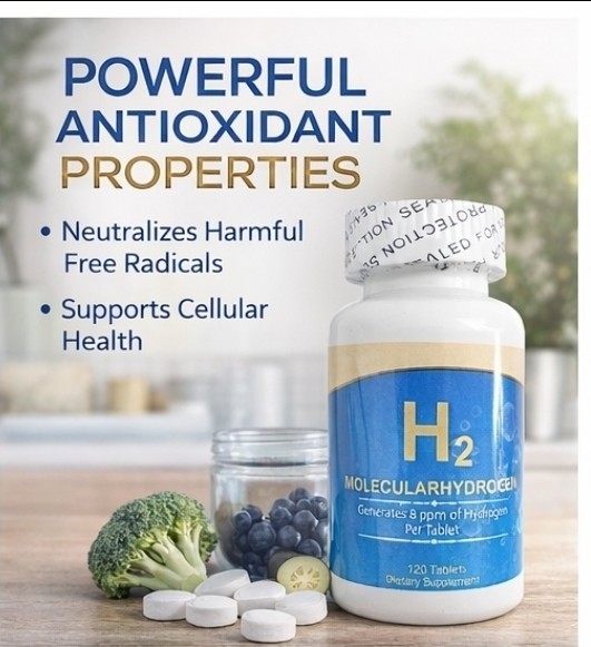 Molecular Hydrogen Tablets 8 PPM Hydrogen 120 Tablets