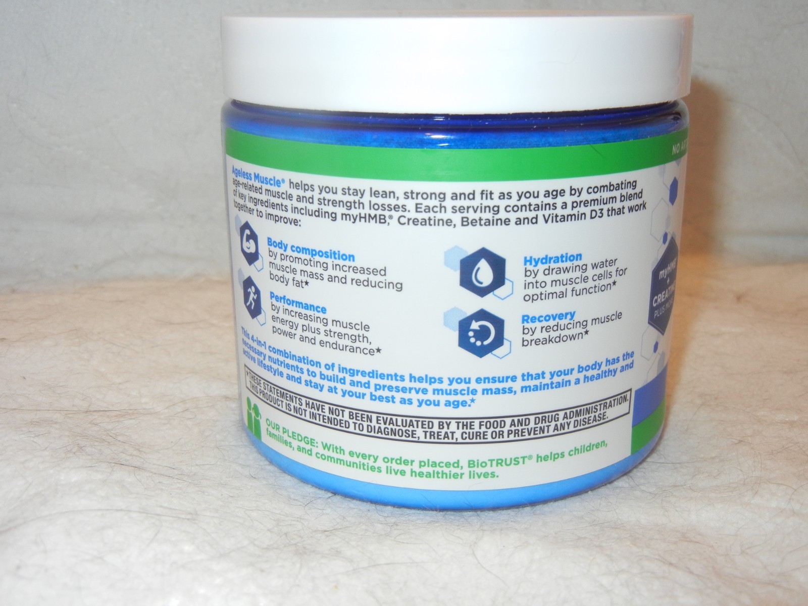 BioTrust Ageless Muscle Builder – Creatine HMB Powder with Vitamin D3 & Betaine