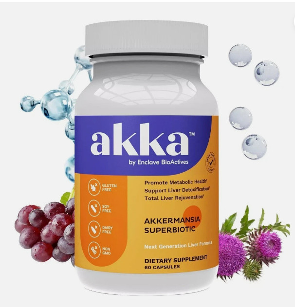 AKKA – High-Grade Liver Cleanse Detox & Repair Superbiotic,Gut Health, Milk This