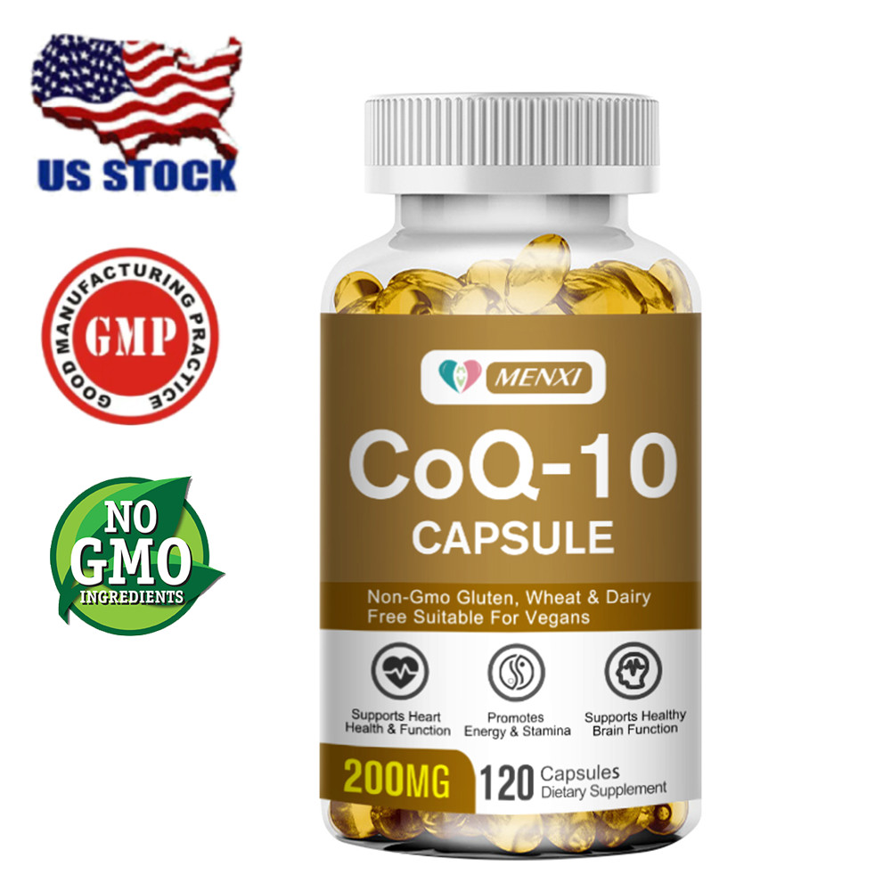CoQ10 200mg SoftGels COQ10 – CQ10 Coenzyme Q10 Supplement, for Cellular Energy