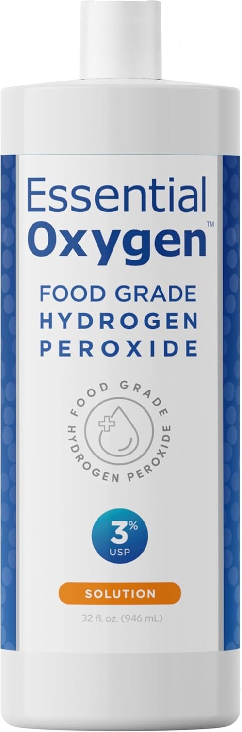 Citrus Scent 3% Food Grade Hydrogen Peroxide – Safe & Eco-Friendly 32 Fl Oz