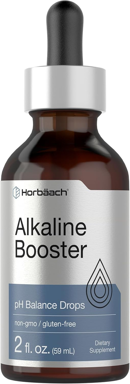 Alkaline Water Drops 2 fl oz | pH Booster with Minerals | Non-GMO, Gluten-Free