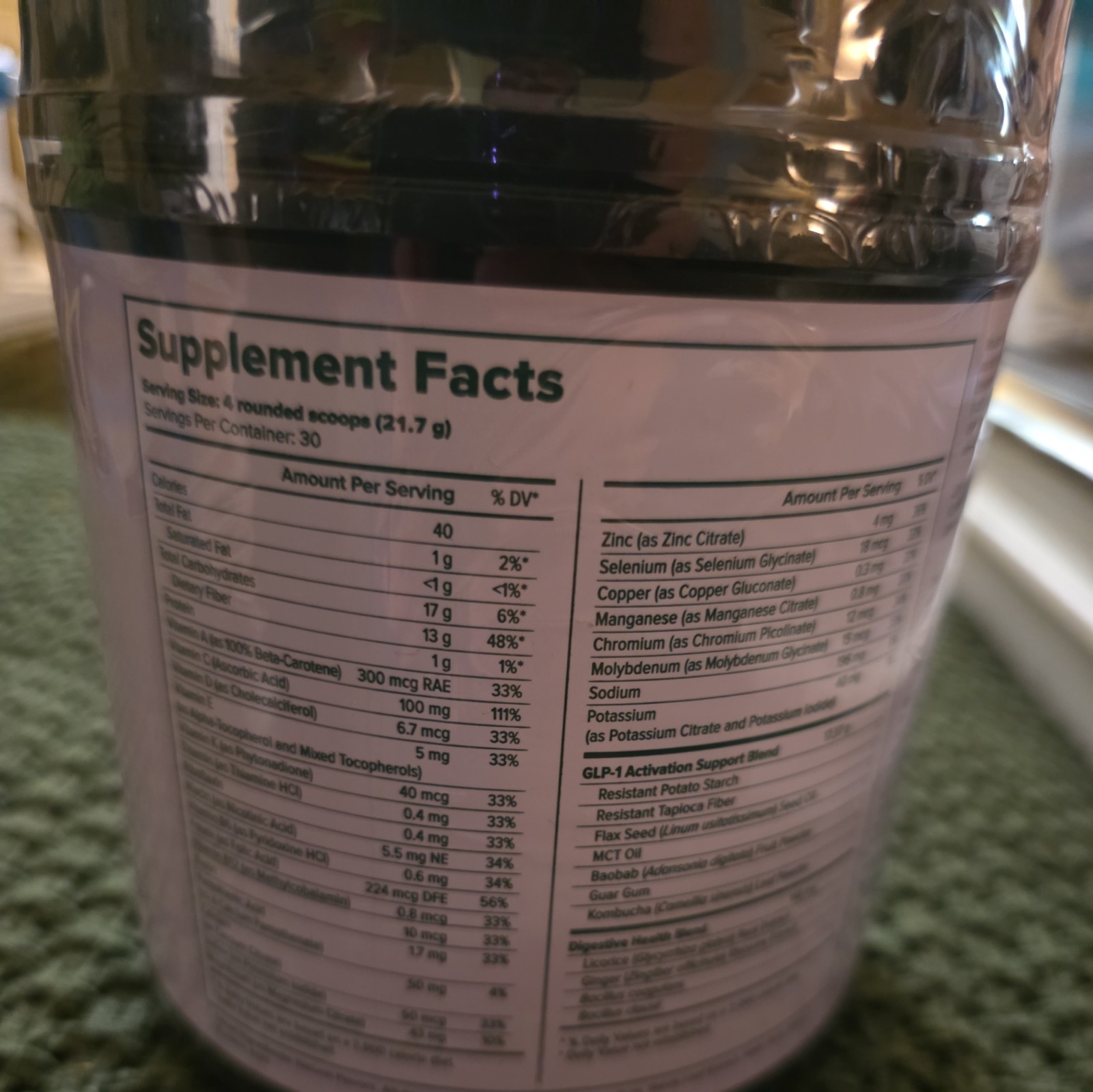 LifeVantage MB Enhance Vanilla Drink Mix-in