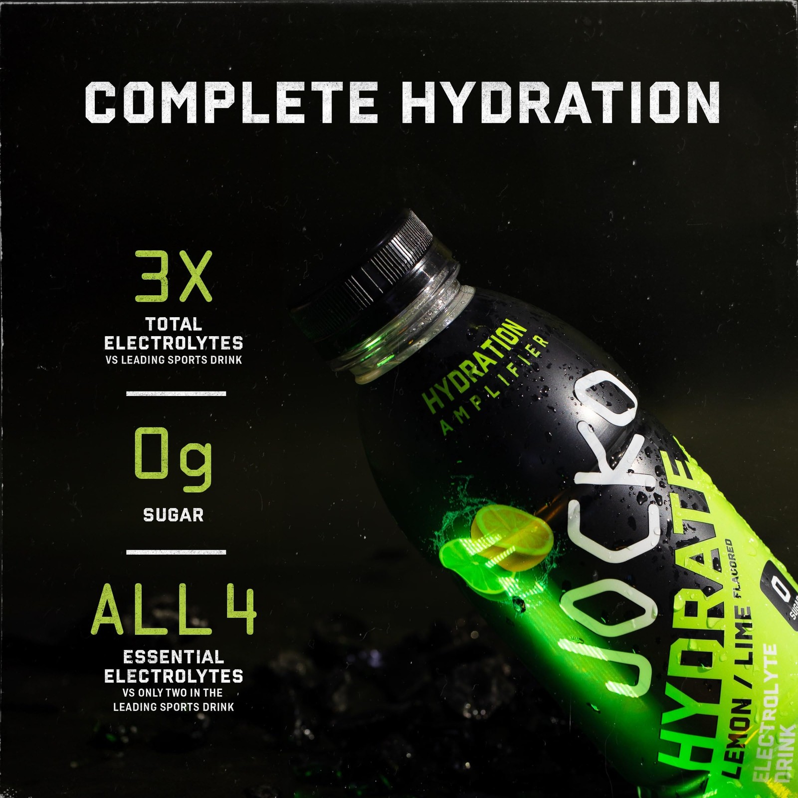 Jocko Fuel Hydrate Electrolyte Drinks Sports Drink Hydration Amplifier, Thir…