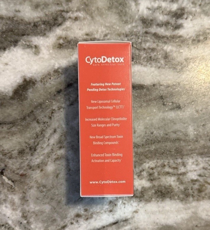 CytoDetox True Cellular Formulas 1 fl oz Detox Supplement – New in Box – NIB
