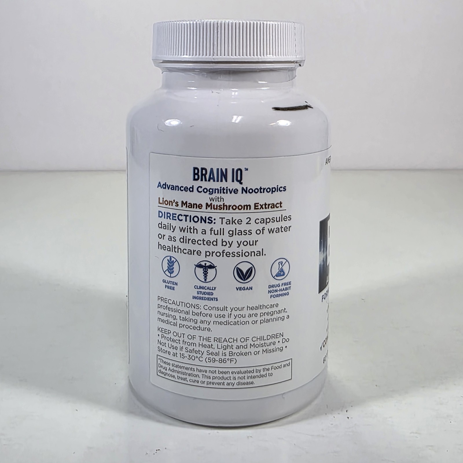 Relaxium Brain IQ Cognitive Support Memory Focus Clarity 60 Capsules EXP 10/2027