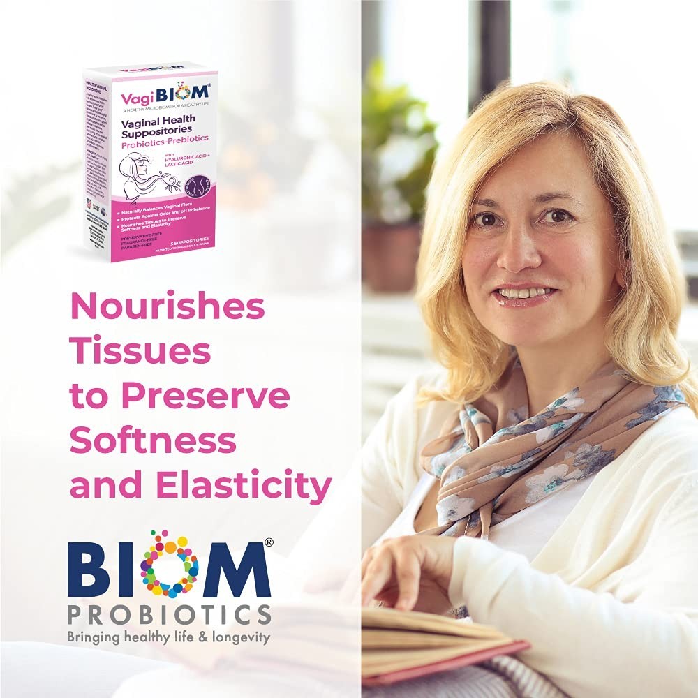 Lactobacillus Suppository for Microbiome Balance & Odor Control, Paraben-Free