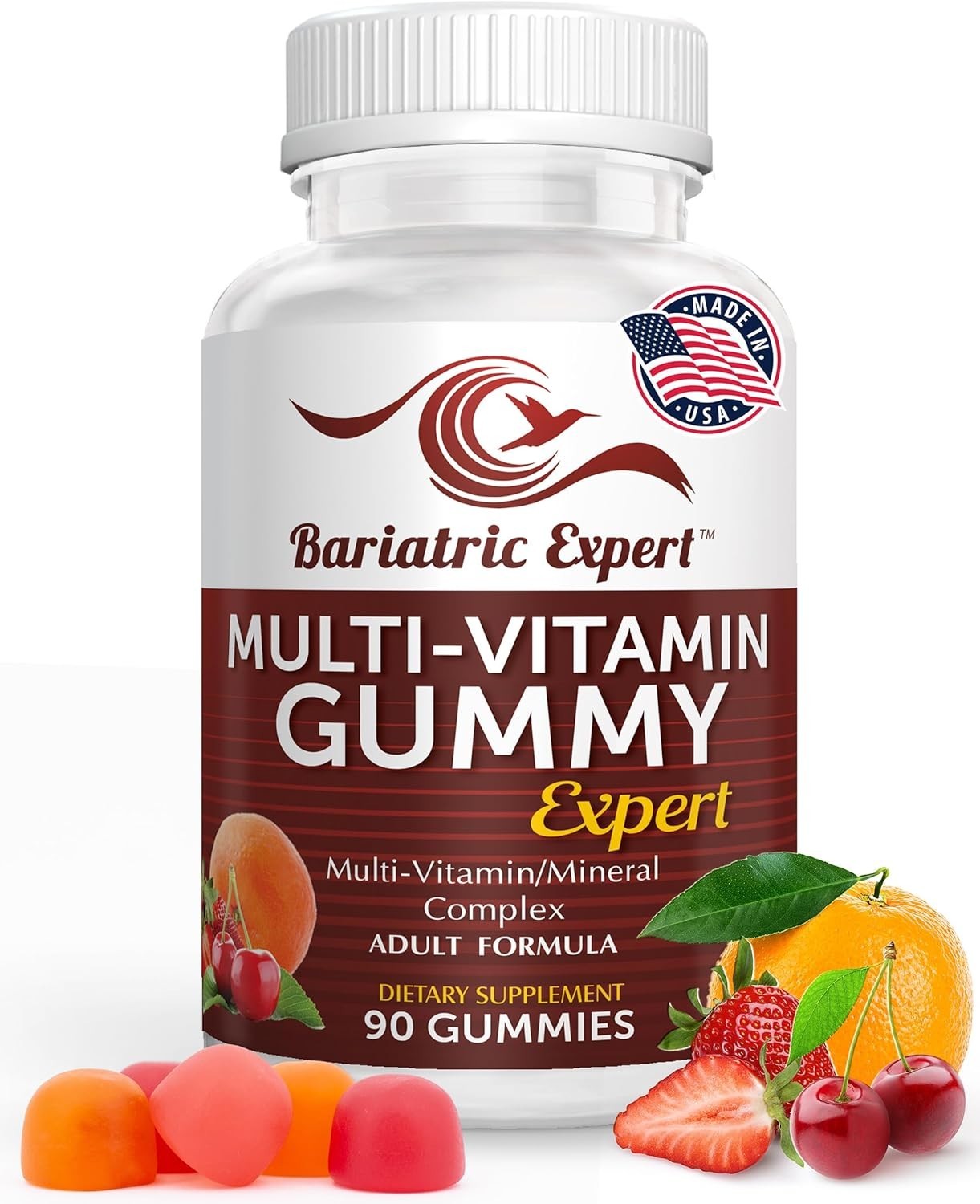 Bariatric Expert Multivitamin Gummies Fast-Melting Adult Formula 90 ct