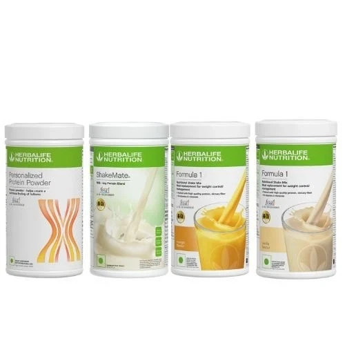 HERBALIFE COMBO (PROTEIN 400GM, SHAKEMATE, MANGO + VANILLA) BEST PRICE