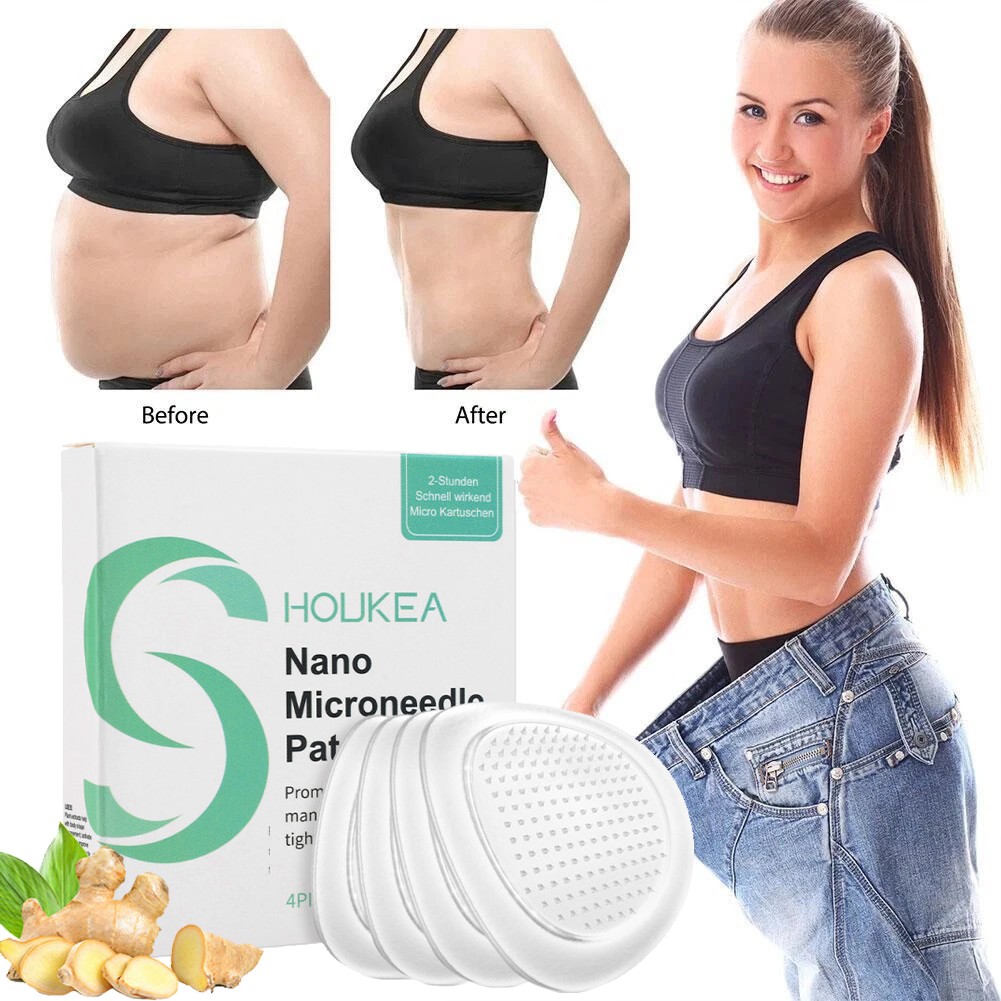 4/24PCS Nano Slimming Micro Needle Patch Unisex Slimming Microneedle Hoot Patch