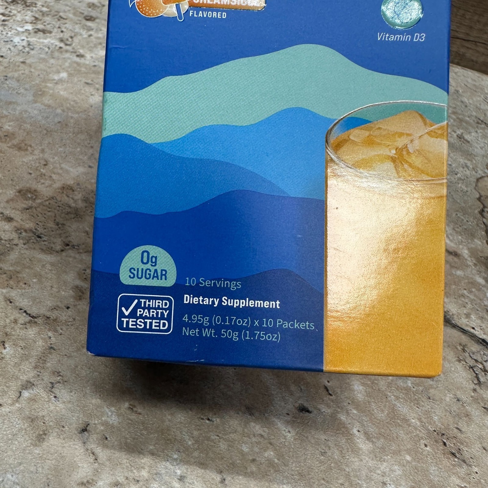 Nello Super Calm Calming Drink Mix Supplement Powder Orange Creamsicle 3 Pack