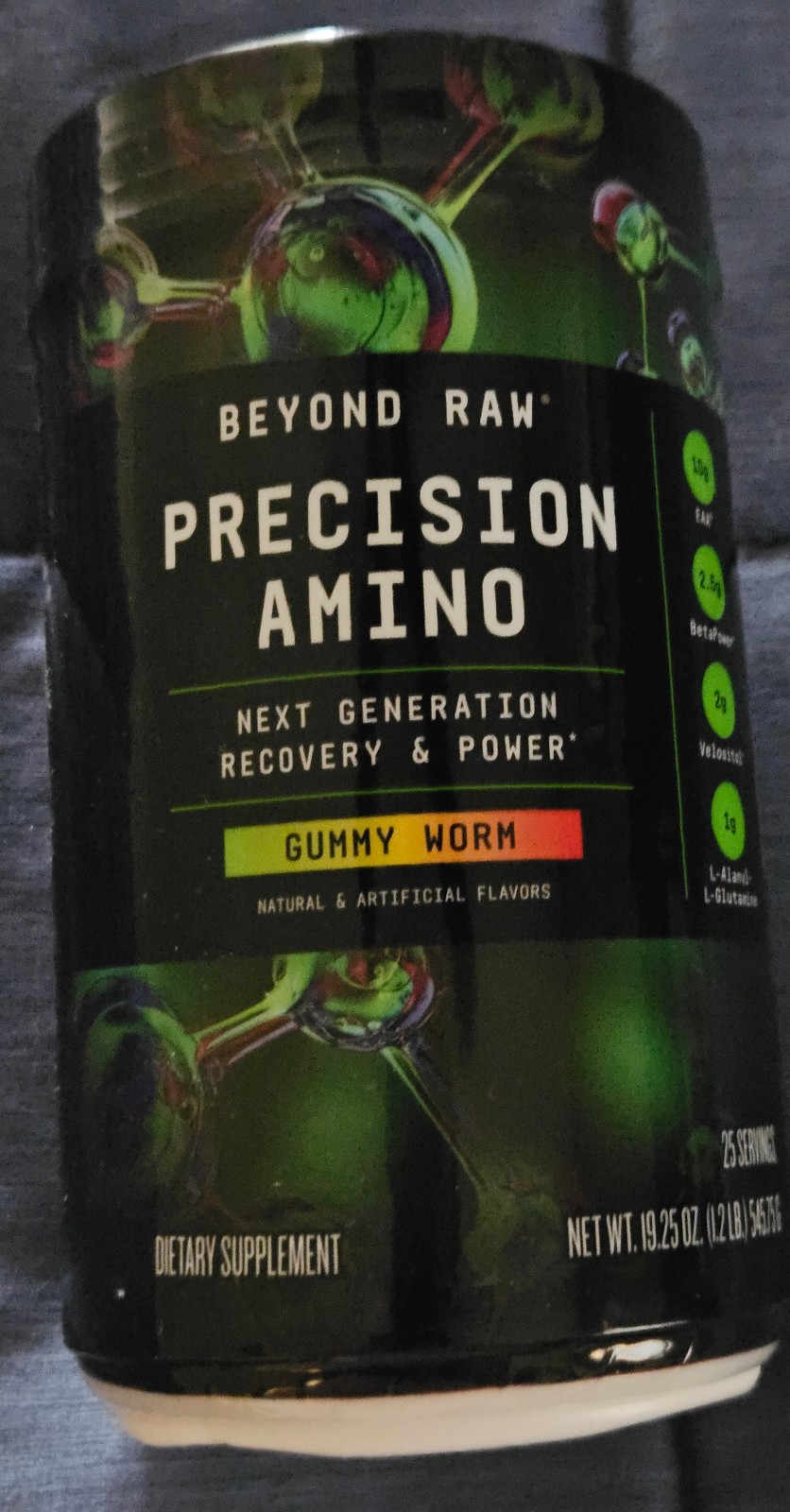 BEYOND RAW Precision Amino Next Gen Recovery & Power Gummy Worm 25 Servings