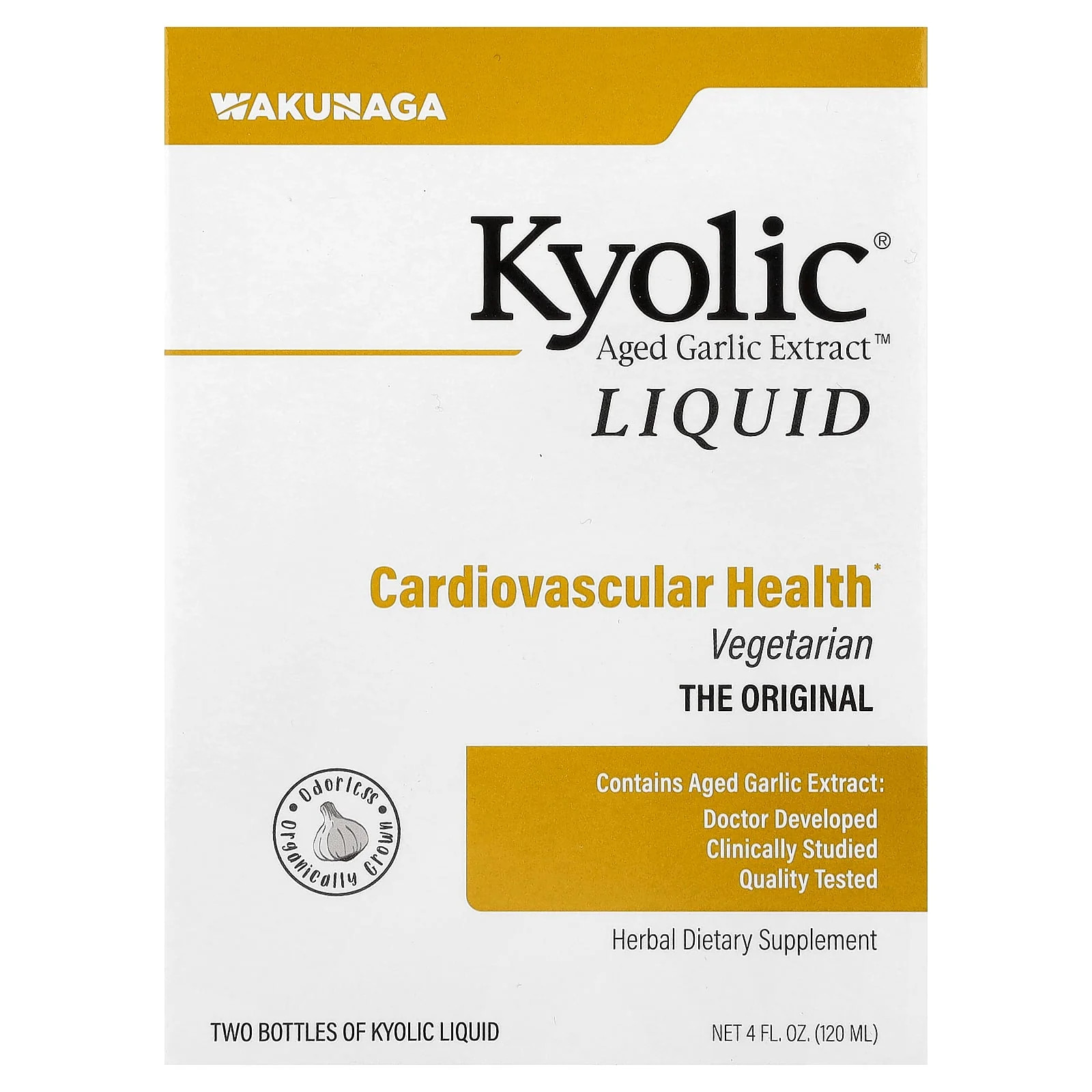 2 X Kyolic, Aged Garlic Extract� Liquid, 2 Bottles, 2 fl oz (60 ml) Each