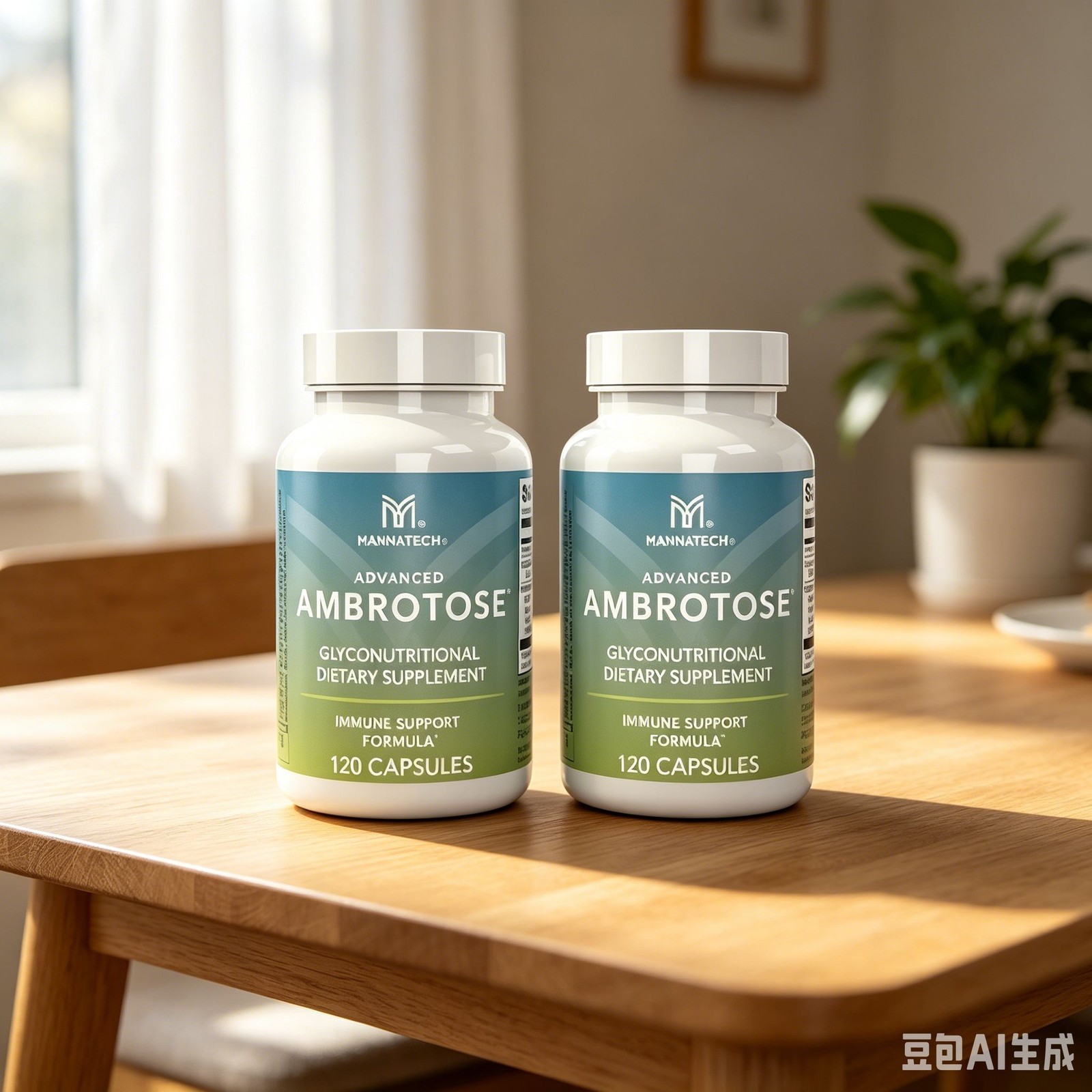 Advanced Mannatech Ambrotose 120 Capsules Count | Dietary Supplement