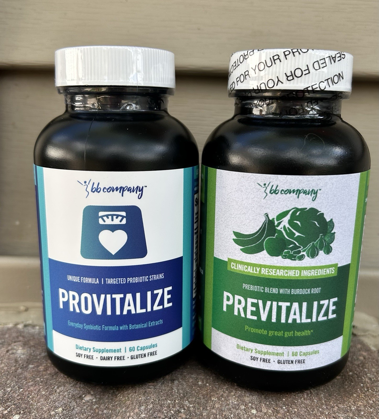 Provitalize & Previtalize Dietary Supplement NEW /SEALED BB Company