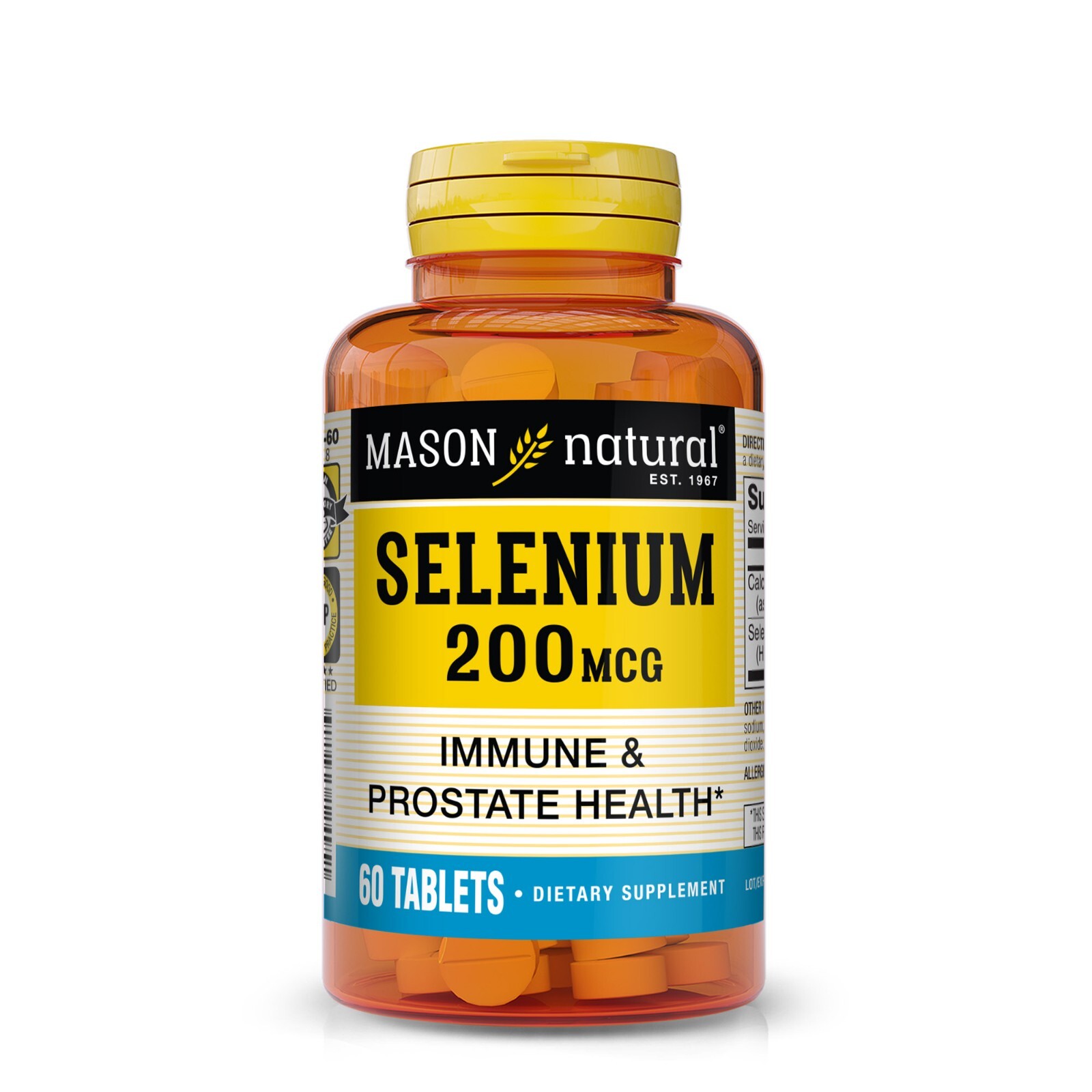 Mason Natural Selenium 200 mcg – Essential Trace Mineral, 60 Tablets