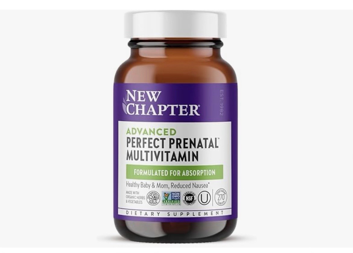 NEW CHAPTER Perfect PreNatal MultiVitamin 270 Vegetarian Tablets *EXP: 08/26*