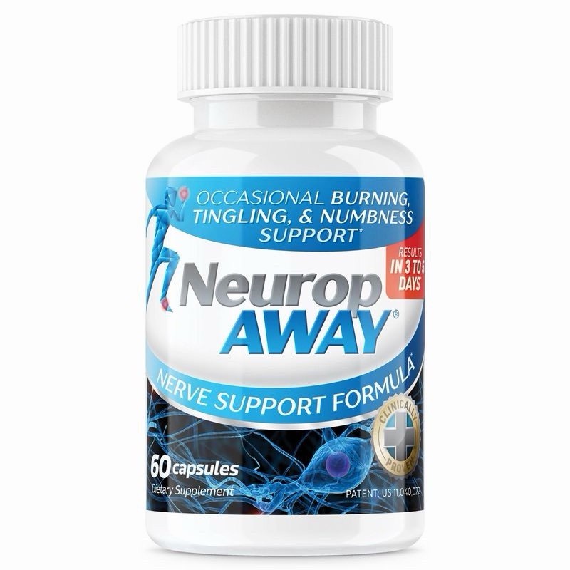 NeuropAWAY Nerve Support Supplement R-Alpha Lipoic Acid 60 Capsules EXP 7/2028