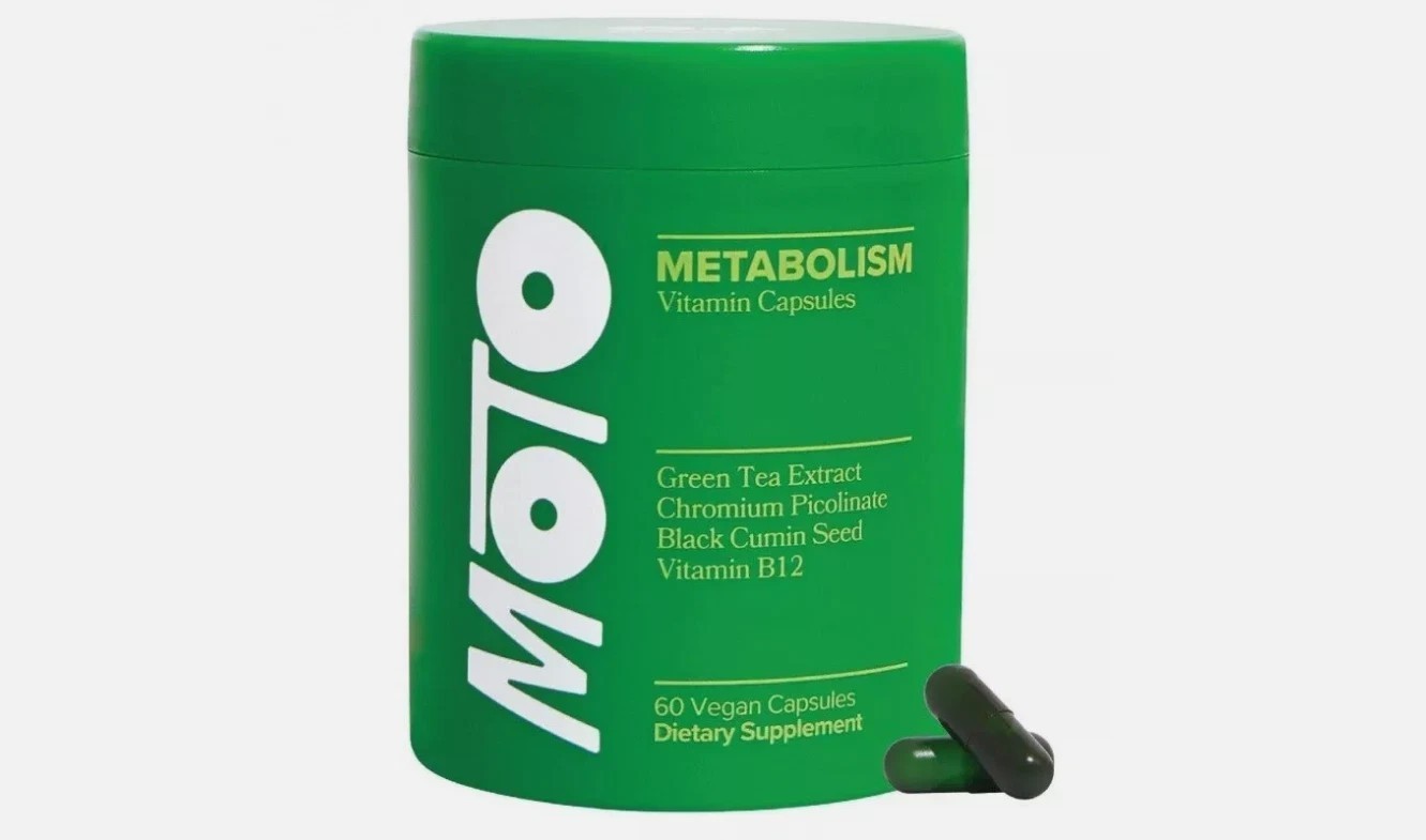 O Positiv Moto Women’s Metabolism Support Energy&Curb Craving Vegan 60 Cap NEW