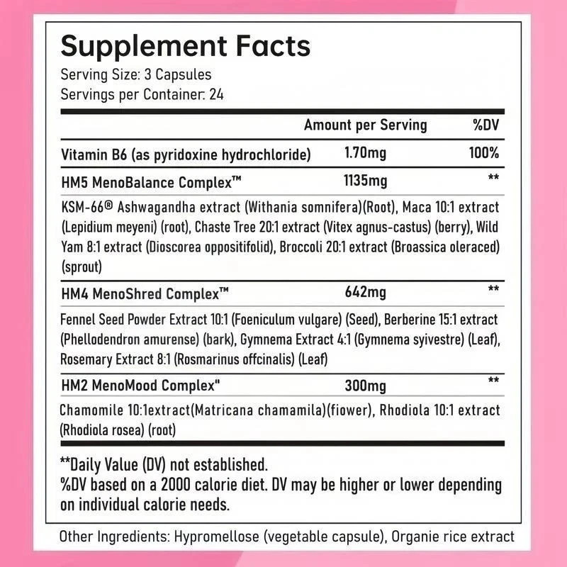 1 Pack Hormone Harmony Natural Hormonal Support Mood Sleep Women
