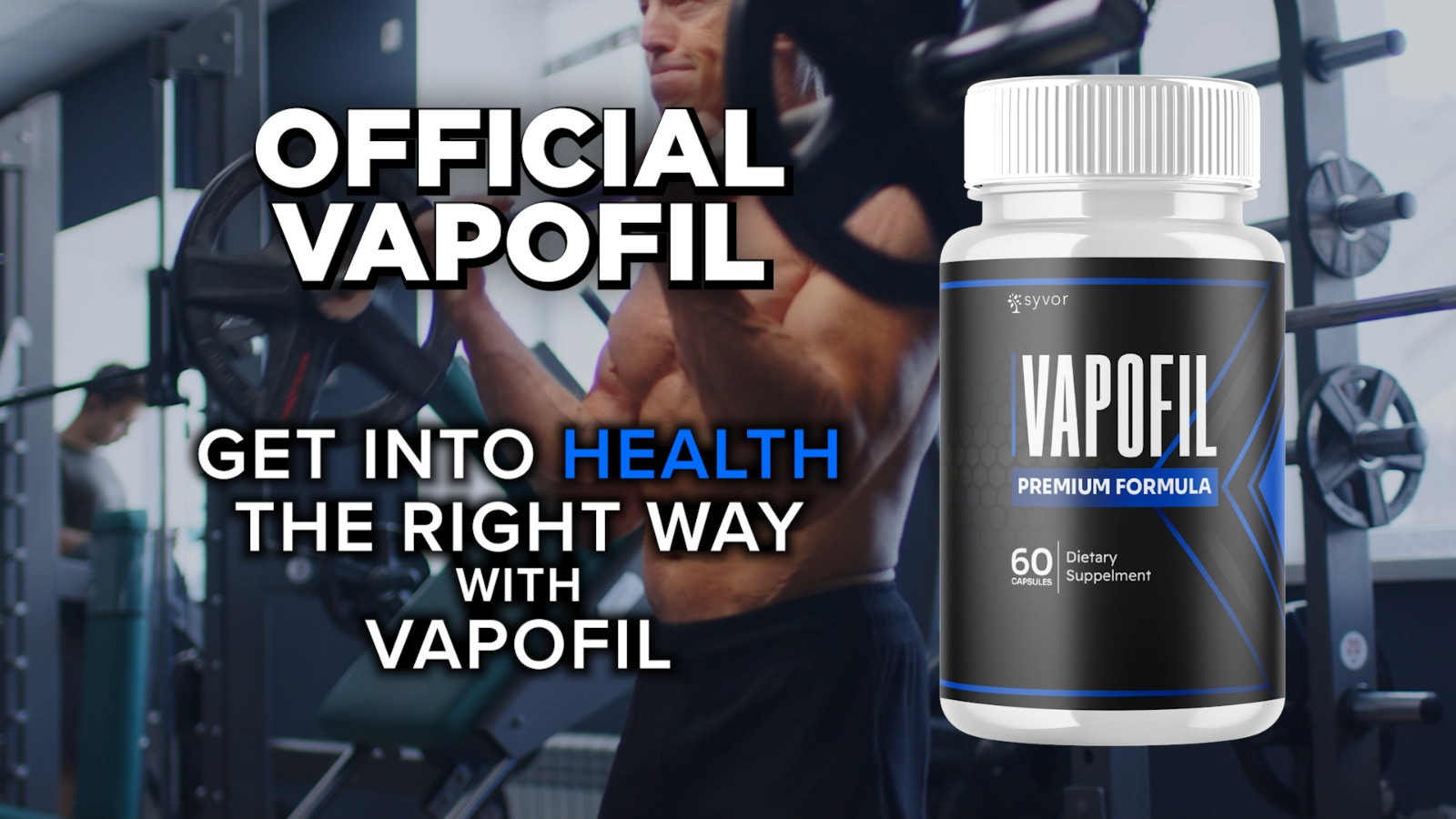 (1 Pack) Vapofil Advanced Male Pills Vapo Fil Formula Supplement 60 Capsules