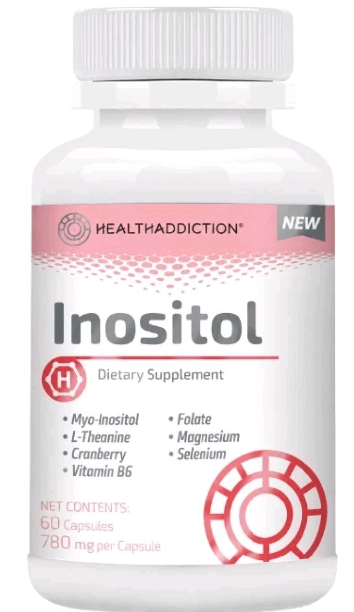 Inositol HealthAddiction 60 Capsules, Dietary Supplement