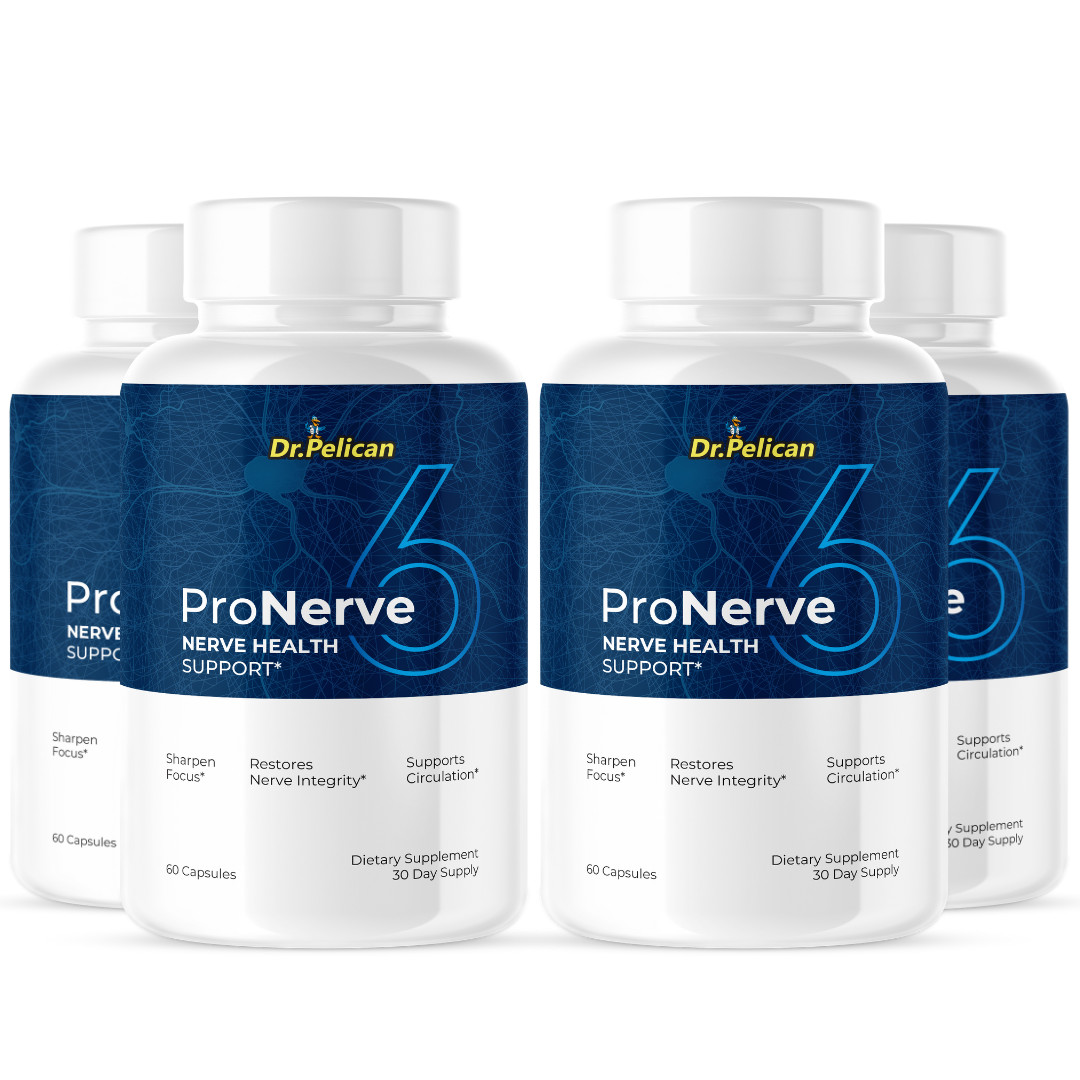 ProNerve 6 – Nerve & Brain Support- 4 Bottles- 240 Capsules