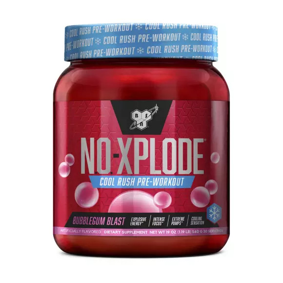BSN NO XPLODE Cool Rush Pre-Workout 30 Serving 275mg Caffeine Explosive Energy